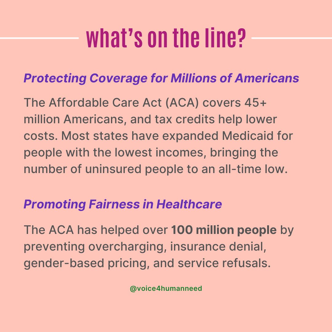 Voice4HumanNeed's tweet image. Some politicians are focused on attacking the ACA, its expansion, and Medicaid.
This election, vote for candidates who support and expand policies that help keep our families and communities healthy. #VoteForHumanNeeds
See @voice4humanneed's Voter Guides: bit.ly/chnvoterguides
