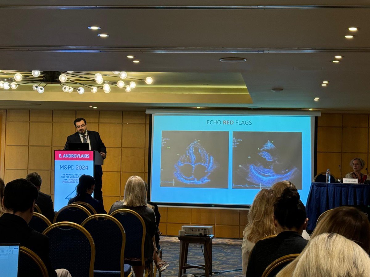 EmmanuelAndrou1's tweet image. Fantastic #MPD2024 Congress in Athens!
The annual meeting of the #ESCWorkingGroup on Myocardial & Pericardial Diseases!
♦️Updates on #MMI in Infiltrative Cardiomyopathy-what’s New?♦️
#cardiotwitter
#CardioEd #ESCardioEd #EscYoung #MPD2024
@KingsCollegeNHS
@StGeorgesUni