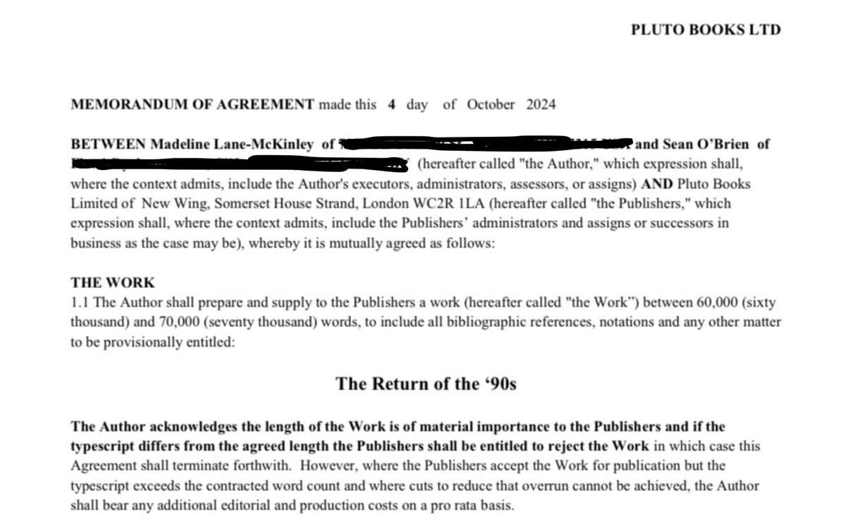 la_louve_rouge_'s tweet photo. Some exciting news: @sean_obee &amp; I are editing a book  called "The Return of the '90s: A Cultural History of the Present." And today we signed a contract with @PlutoPress 🥂

Thrilled to be working with so many incredible contributors. Much thanks to our editor @DYShulman! https://t.co/KB0icHdEi2