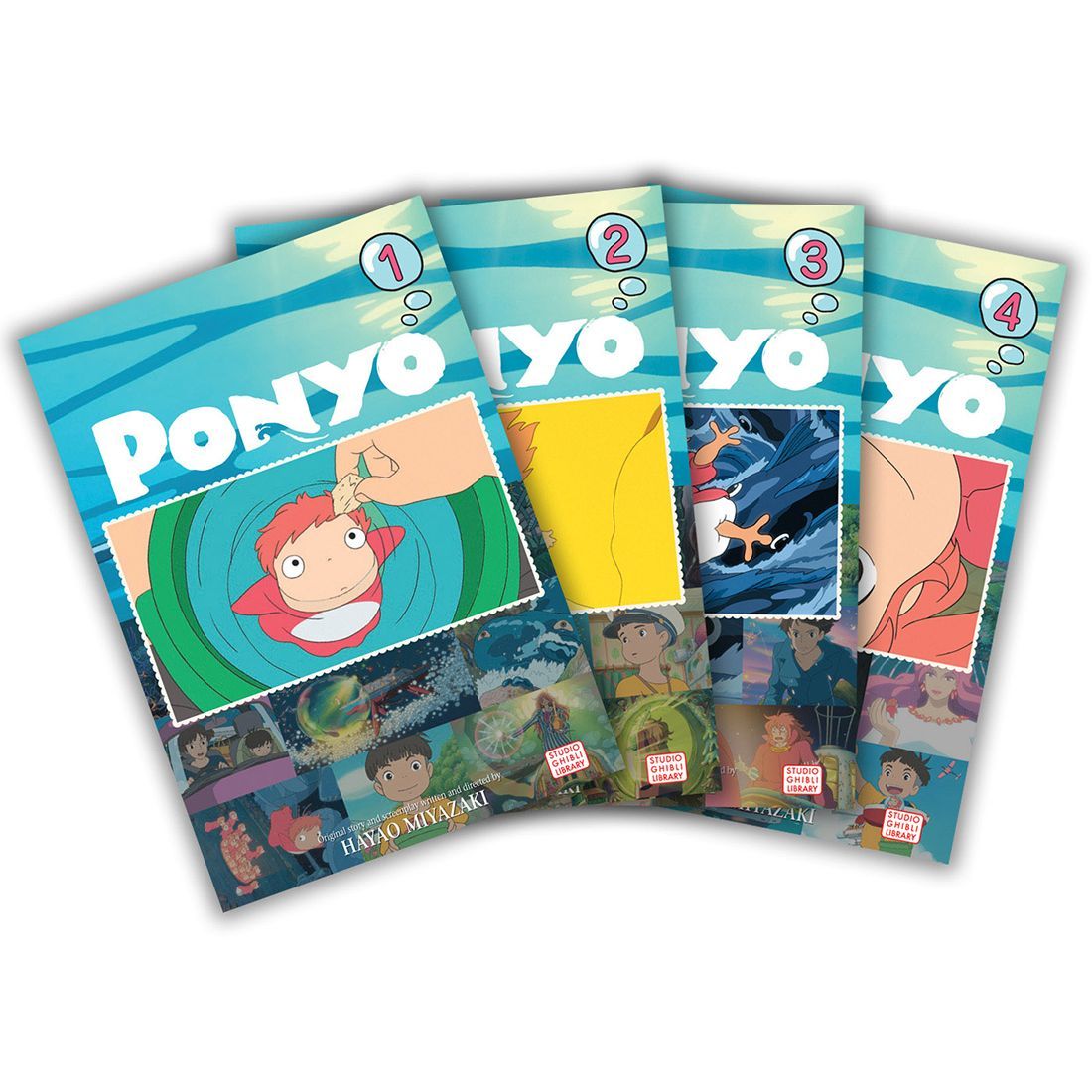ponyo film comic set