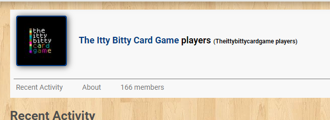 In 1 week, the itty bitty card game has 166 players, and the game is only in Alpha testing!! I'm amazed by the reception so far. 

Give it a try for yourself for free! and if you like it, consider grabbing a copy of the game to help support my small studio! I really appreciate it