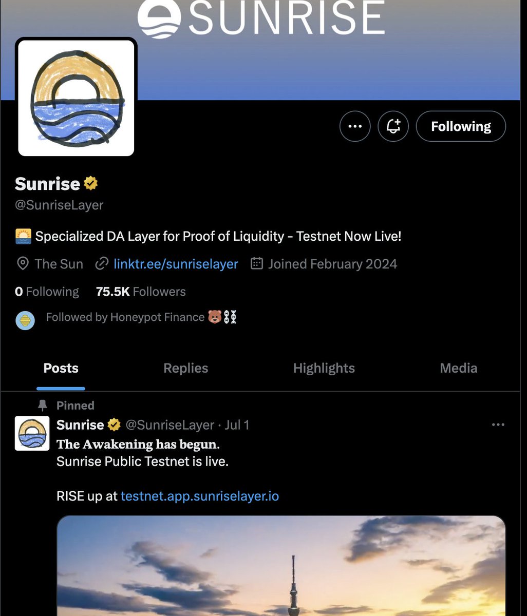 web3_ethos's tweet photo. ⏰💸 Airdrop Alert #65 - Sunrise (Confirmed)
Sunrise is a specialized Data Availability (DA) Layer designed to enhance security and liquidity in blockchain rollups and Layer 2 (L2) solutions.
@SunriseLayer #Web3Ethos #Airdrop https://t.co/JbBlCRAwoO