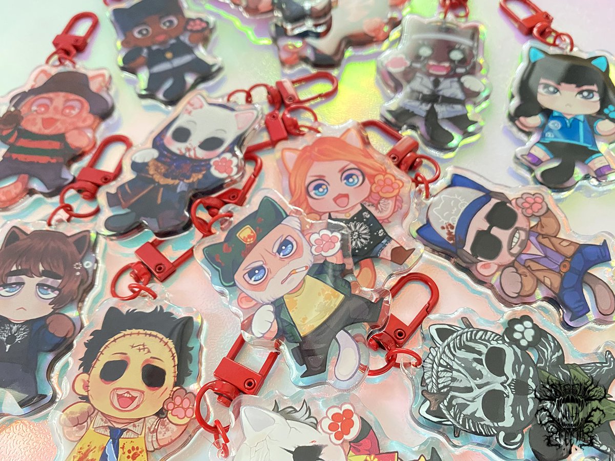 steelwithteeth's tweet photo. I'd like to get rid of the dbd kitty merch to make more space so charms have been marked down and everything is buy 1 get 1 FREE!!!! I will never be restocking these so this is your last chance to get them!
🔗⬇️ https://t.co/dEqh1see2N