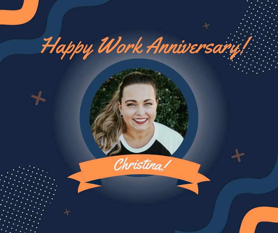 Happy work anniversary to Christina, who keeps everything running smoothly behind the scenes. Your leadership, strategic vision, and dedication ensure that our projects stay on track! Thank you for the countless ways you help our team thrive! 🚀