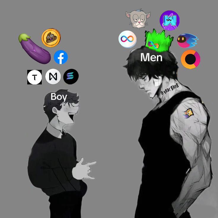 This is the diffrence between a boy and a man. We are not the same. $icp