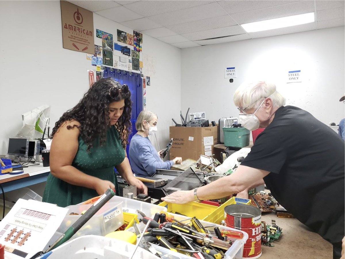 We had a blast last Friday with Representative <a href="/AthenaHollins/">Athena Hollins 🔥</a>  at <a href="/FreeGeekTC/">Free Geek TC</a>! We discussed what a 100% eWaste Collection program would do for businesses like theirs and what opportunities they could provide for the community if a state-wide collection program existed.