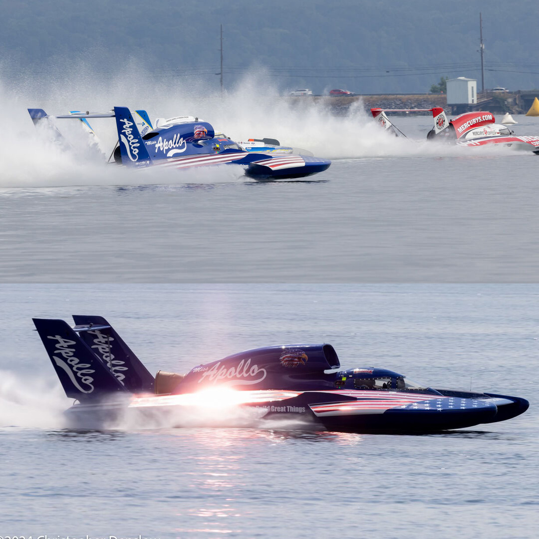 The first race of the 2024 season, Guntersville Lake Hydrofest, saw the return of Wiggins Racing with the U-27 Miss Apollo and driver Dave Villwock to the H1 Unlimited circuit!

<a href="/GvilleHydroFest/">Guntersville Lake HydroFest</a>