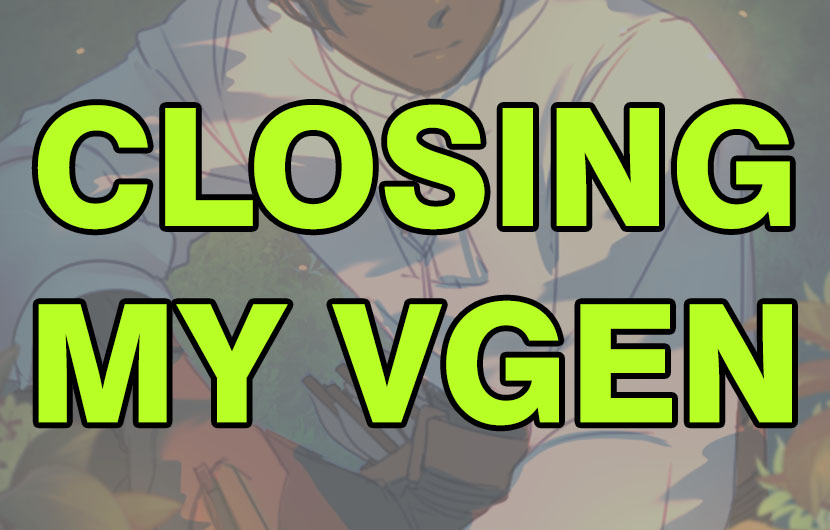 Yammster's tweet photo. Hello! 
This is quite sudden, but I will be closing my VGen services and will only accept enough slots since I can only draw until 15 November. 

If you are interested in my service, please request one in my vgen! https://t.co/o4ee5hsiig https://t.co/ZbBvBtL5fY