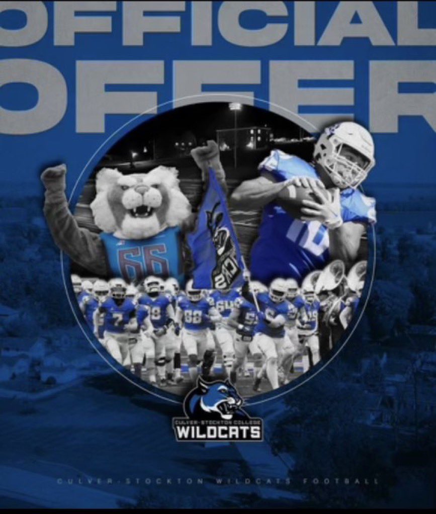 theoztre's tweet photo. Blessed to receive an 🅾️ffer from Culver-Stockton College #ATGT

@PatrickSharpeFB @CSCwildcatsFB @TannerHarris_02 @Bama_2A @ToddAzariel @doulydomingoss 
@victorHorton54 @MartrezAllen57 https://t.co/56Zus4kS3W