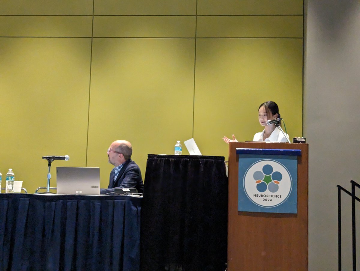 MCCStweets's tweet image. Wendy Liu from @KlannLab at @nyuniversity presenting her work on astrocytic regulation of protein synthesis in neuronal plasticity.
#MCCS24