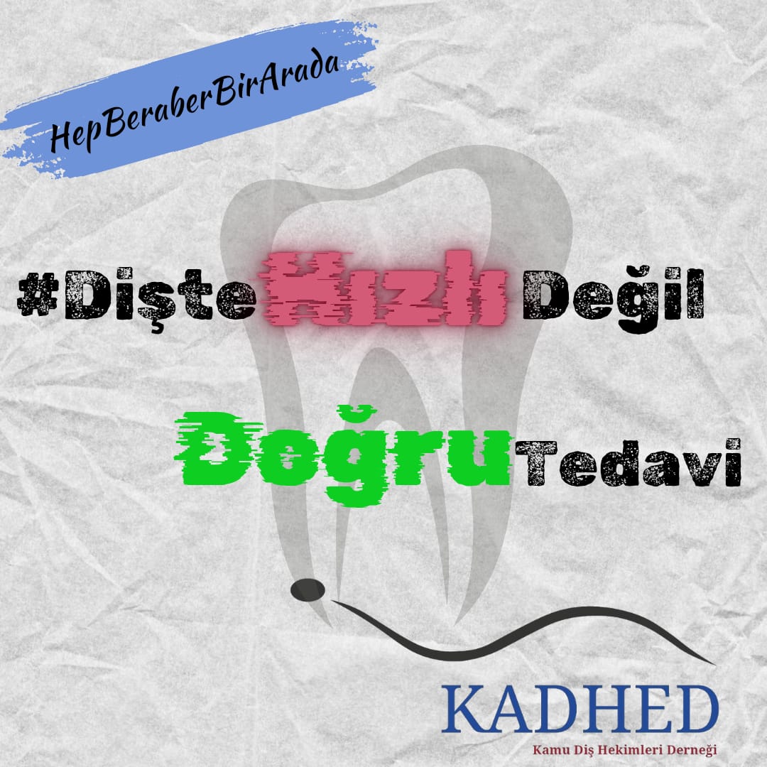 #DişteHızlıDeğilDoğruTedavi
Ağız diş sağlığı hizmetleri pürdikkat yapılır.
İşlem yapılacak alan çok kısıtlıdır.
Hastalar genelde korkarlar ve acı duyabilirler.
Buna rağmen diş hekimine sormadan 10-15 dakikada bir hasta tanımlamak, dental asistan vermemek telafisi olmayan