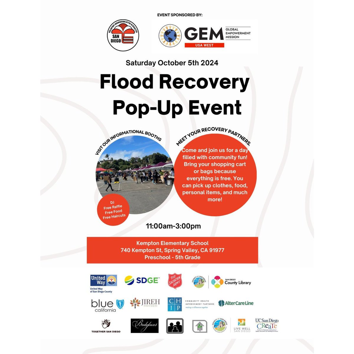 Don't miss this recovery popup event tomorrow: October 5th at Kempton Literacy Academy. The sponsors will be distributing school supplies, backpacks, food, hygiene bags and more, as well as offering haircuts and connections to other resources.
#lmsvheart