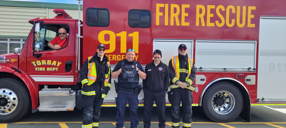 Special thanks to our community partnership with the <a href="/TorbayFire/">Torbay Fire Dept 🇨🇦</a> and <a href="/RNC_PoliceNL/">Royal Newfoundland Constabulary</a> Const. Marshall for assisting us with our Terry Fox Walk today.
