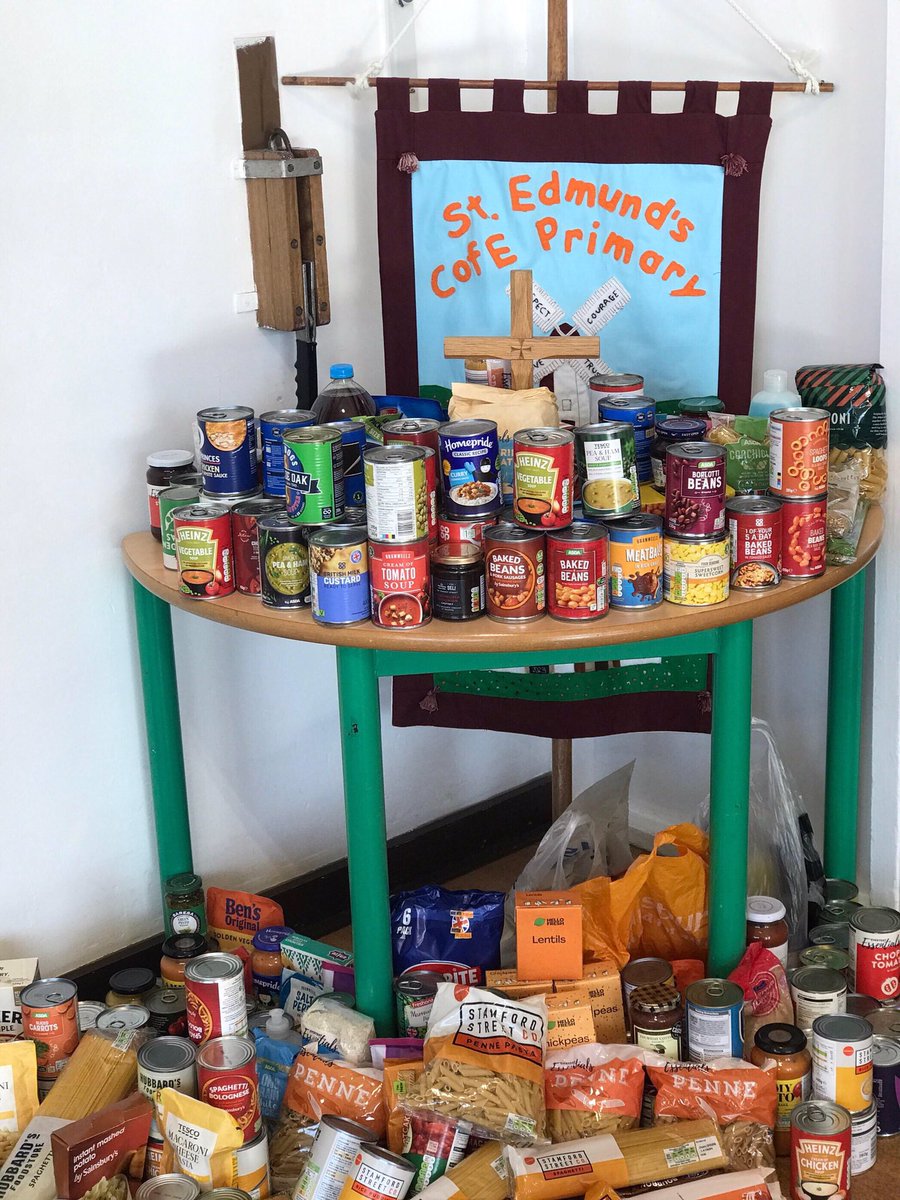 Harvest is a time when we say thank you and reflect on the wonders of God’s creations. The children of St Edmund’s said a great big thank you to their families today for the generous donations that were made #harvest