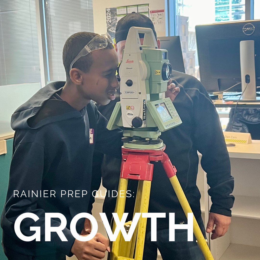 We set challenging goals for ourselves.  We work to achieve them, and we follow through on them.  We seek feedback if we're getting off track, and we know we have the support to go forward.  That's growth at Rainier Prep.  

#growth #pathfinders #goalsetting