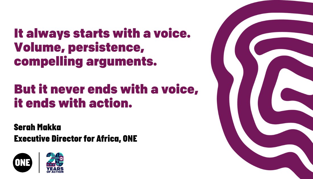 ONE (@onecampaign) on Twitter photo Your voice has power. π£οΈ
Your voice leads to action. π
PS: Thank you for summing it up perfectly, <a href="/szmakka/">Serah Makka</a>! Your voice has power. π£οΈ
Your voice leads to action. π
PS: Thank you for summing it up perfectly, <a href="/szmakka/">Serah Makka</a>!