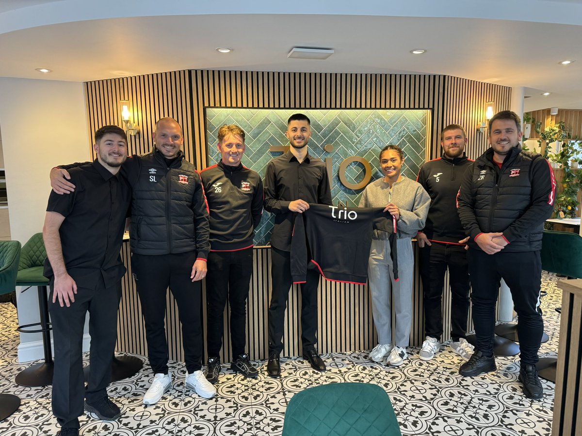 Saffron Walden Town FC A Team 𝕏 (@saffronwaldenfc) on Twitter photo Thank you to Anna, Arin, Kaan & Trio Italian for your very generous sponsorship for both the <a href="/swtfcres/">Saffron Walden Town Reserves FC</a> <a href="/SaffronWaldenFC/">Saffron Walden Town FC A Team 𝕏</a> training wear 🤝
We can’t wait to see where our journey takes us all, we all wish you the very best with your new stunning restaurant in the heart of Saffron Thank you to Anna, Arin, Kaan & Trio Italian for your very generous sponsorship for both the <a href="/swtfcres/">Saffron Walden Town Reserves FC</a> <a href="/SaffronWaldenFC/">Saffron Walden Town FC A Team 𝕏</a> training wear 🤝
We can’t wait to see where our journey takes us all, we all wish you the very best with your new stunning restaurant in the heart of Saffron