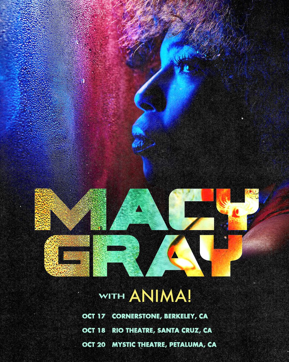 We are opening for <a href="/MacyGraysLife/">Macy Gray</a> in the Bay Area this month!! It's going to be magic! Come through! ✨

🎟️ tr.ee/0YJTNKAGzh