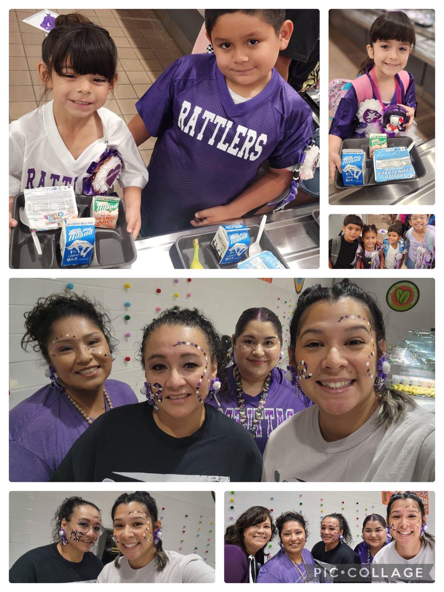 San Marcos CISD Child Nutrition (@smcisd_cn_dept) on Twitter photo 🏈🎉 The Rodriguez Elementary Cafe is showing our team spirit in honor of SMCISD’s Homecoming today! Our staff is decked out and ready to cheer on the Rattlers! Go Rattlers, go! 💙🐍 #SMCISD RattlerPride #Homecoming2024 #RodriguezElementaryCafe <a href="/SMCISD_Rod/">Rodriguez Elementary</a> 🏈🎉 The Rodriguez Elementary Cafe is showing our team spirit in honor of SMCISD’s Homecoming today! Our staff is decked out and ready to cheer on the Rattlers! Go Rattlers, go! 💙🐍 #SMCISD RattlerPride #Homecoming2024 #RodriguezElementaryCafe <a href="/SMCISD_Rod/">Rodriguez Elementary</a>