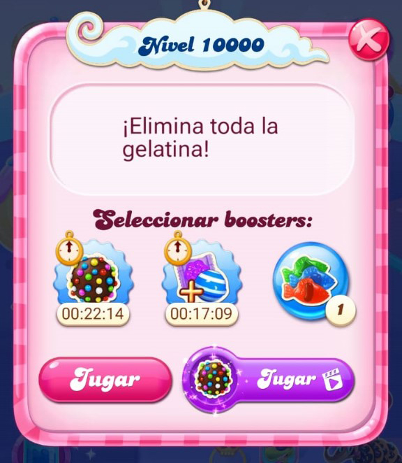 Khronos_CL's tweet photo. Mi madre me acaba de enviar esto 🍬
✅ Nivel 10.000 en Candy Crash
Ser buenos para jugar es de familia 😅
#CandyCrash
@CandyCrushSaga @King_Games https://t.co/Z7yvr7BKVZ