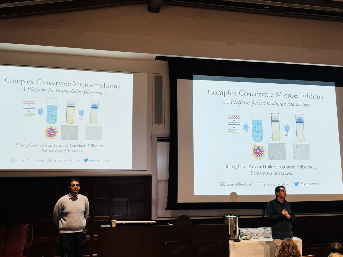 UCLA Chemical and Biomolecular Engineering (@uclacbe) on Twitter photo Thrilled to have the brilliant <a href="/samanvaya/">Samanvaya Srivastava</a> give our department’s first seminar to celebrate his promotion to tenure! We are excited to see your continued success! Thrilled to have the brilliant <a href="/samanvaya/">Samanvaya Srivastava</a> give our department’s first seminar to celebrate his promotion to tenure! We are excited to see your continued success!