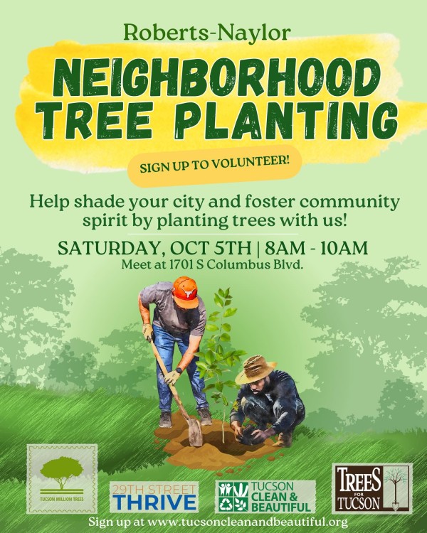 29thrive's tweet image. Volunteer with us tomorrow 10/4!! Meet at the Roberts-Naylor School at 8am!  

RSVP tucsoncleanandbeautiful.org/event/29th-thr…