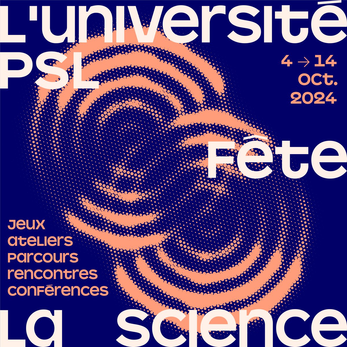 Université PSL (@psl_univ) on Twitter photo 🎉🔬#FDS2024
Aujourd'hui commence la <a href="/FeteScience/">Fête de la science</a> !
Explorez les sciences sous toutes leurs formes avec le programme de PSL : Village des Sciences, spectacles inédits, ateliers ludiques, expériences avec les chercheurs... pour toutes & tous !
Infos 👉 psl.eu/actualites/fet… 🎉🔬#FDS2024
Aujourd'hui commence la <a href="/FeteScience/">Fête de la science</a> !
Explorez les sciences sous toutes leurs formes avec le programme de PSL : Village des Sciences, spectacles inédits, ateliers ludiques, expériences avec les chercheurs... pour toutes & tous !
Infos 👉 psl.eu/actualites/fet…