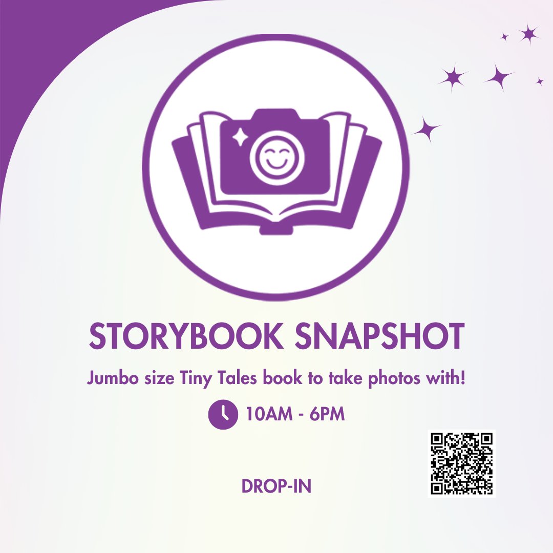 We've brought one of our Tiny Tales books to life! Come to #TheNextChapterFest and snap a photo with our giant storybook. 📖

📅 Date: October 5, 2024
📌 Location: Scarborough Town Centre (Centre Court)

🔗Register today.
ow.ly/EE2U50TCxWR