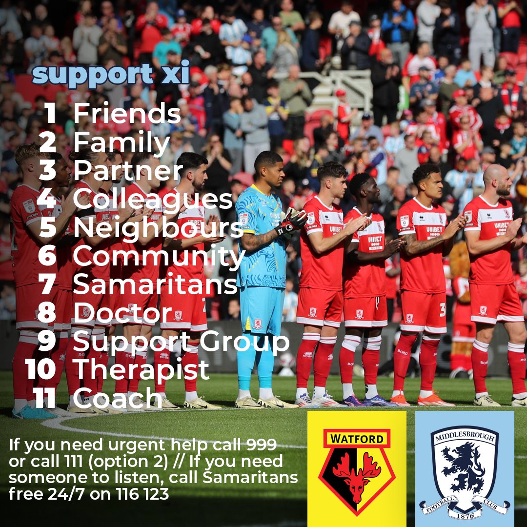 One person dies by suicide every 90 minutes, but it doesn’t have to be this way. 

At your lowest point it won’t feel like it, but everyone has a support team.

Reach out. #YouAreNotAlone.

#WorldMentalHealthDay