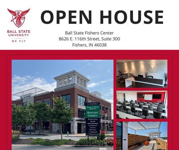Please join us October 30th from 1-3 pm for an open house at our new Ball State Fishers Center located in the Nickel Plate District in Downtown Fishers. RSVP at bsucenters@bsu.edu   #WeFly #FishersIndiana