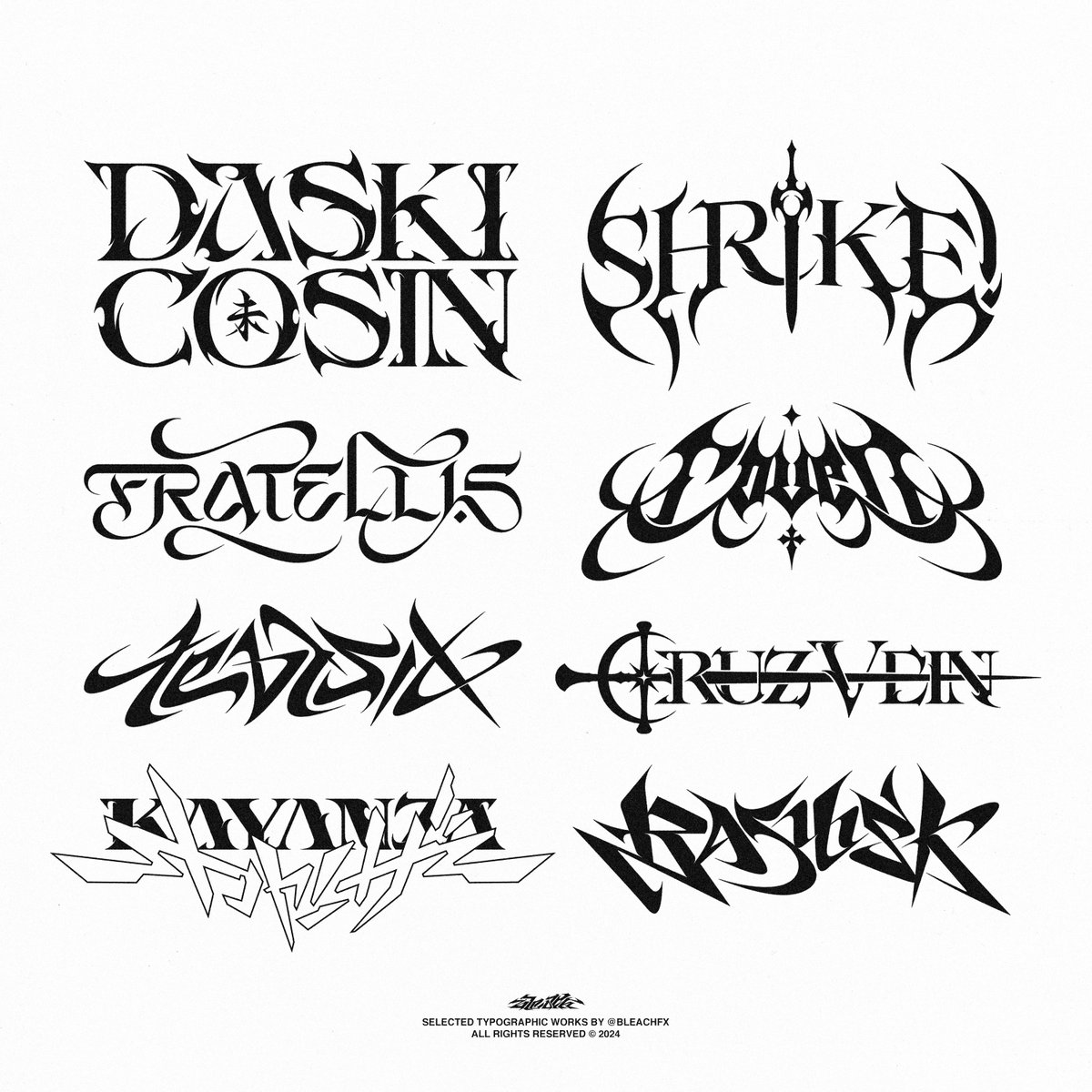 Recent &amp; Selected Typography Designs