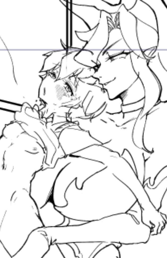 Skeb依頼で『魔法少女男の娘』の環くんとエクレアさん描いてるよ。(1枚目Skebラフ、2枚目本編よりエクレア登場シーン)
本編漫画は1話で力尽きて連載放置してるけど、いつか漫画ぢからがアップしたら続き描きたいですわね。 