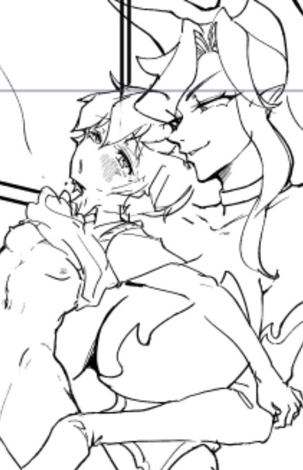 Skeb依頼で『魔法少女男の娘』の環くんとエクレアさん描いてるよ。(1枚目Skebラフ、2枚目本編よりエクレア登場シーン)
本編漫画は1話で力尽きて連載放置してるけど、いつか漫画ぢからがアップしたら続き描きたいですわね。 