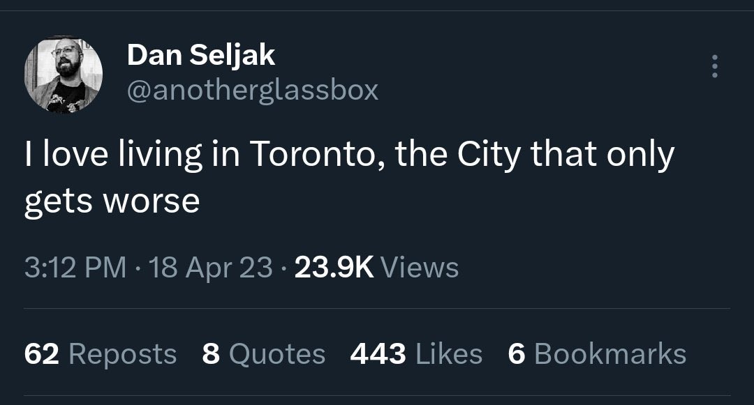 Dan Seljak (@anotherglassbox) on Twitter photo 