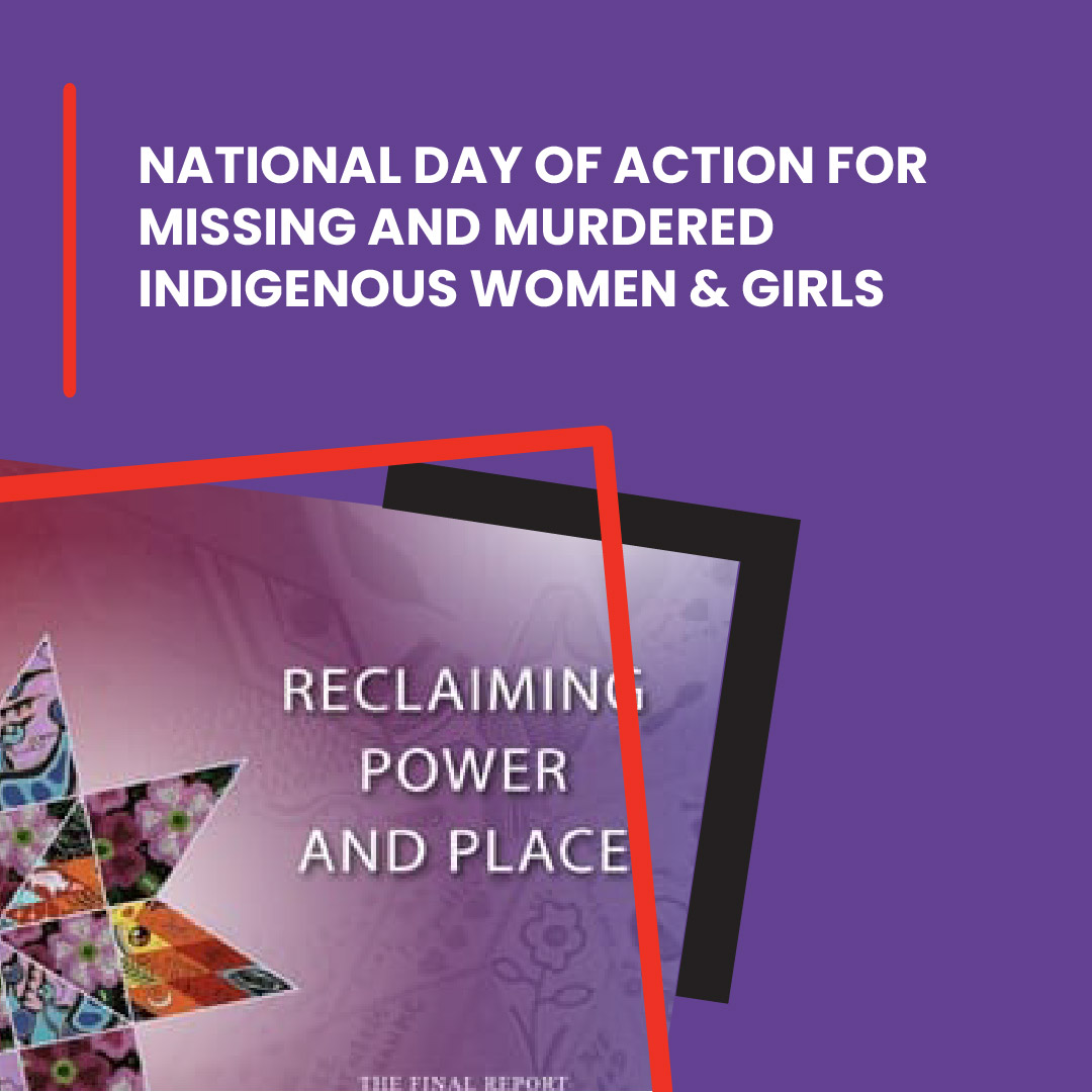 🧵Today we recognize the National Day of Action for Missing and Murdered Indigenous Women and Girls and Gender Diverse People. ⬇️