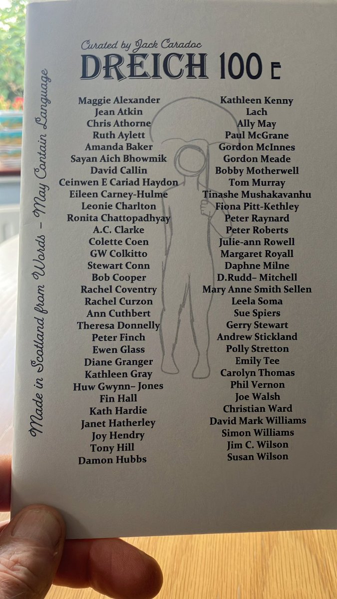 The very last (and 100th) publication from <a href="/Dreich25197318/">The Candyman’s Trumpet & 10red</a> - congratulations on the century and thank you for your role supporting poetry Jack Caradoc