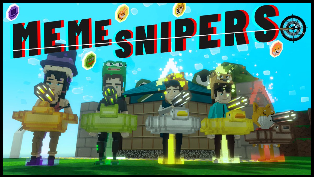 kei6248's tweet photo. ゲームジャムに参加したMEME WAR - [MEME SNIPERS]がイベントに採用されましたー🎉
初めて公式に採用されました🙌
是非、遊んでみてください
人数が多いとより楽しめます！
#TheSandbox #Airbits
https://t.co/YeyxkhZDAf https://t.co/NHTUFwyRnj