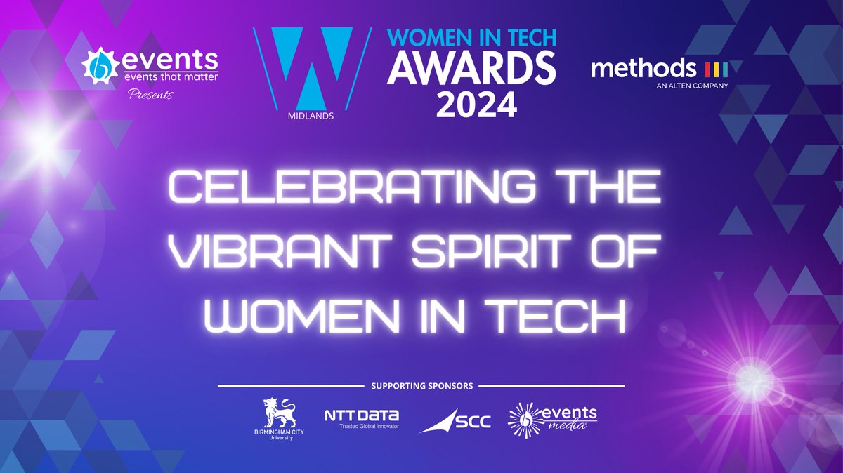 Women In Tech Awards (@witawards) on Twitter photo Best of luck to all our finalists tonight
#MWIT24
<a href="/MethodsDigital/">Methods</a> <a href="/MyBCU/">Birmingham City University</a> <a href="/SCC_UK/">SCC</a> <a href="/NTTDATA/">NTT DATA (Official)</a> <a href="/NTT_DATA_UK/">NTT DATA UK</a> @beventsmedia Best of luck to all our finalists tonight
#MWIT24
<a href="/MethodsDigital/">Methods</a> <a href="/MyBCU/">Birmingham City University</a> <a href="/SCC_UK/">SCC</a> <a href="/NTTDATA/">NTT DATA (Official)</a> <a href="/NTT_DATA_UK/">NTT DATA UK</a> @beventsmedia