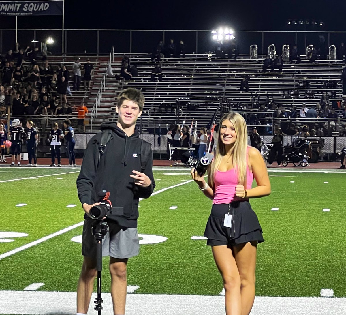Shoutout to our football team with their amazing win against Summit last night! You’d better believe Elliston and Luca were there to capture the action 💪🏻 More hype videos coming soon!