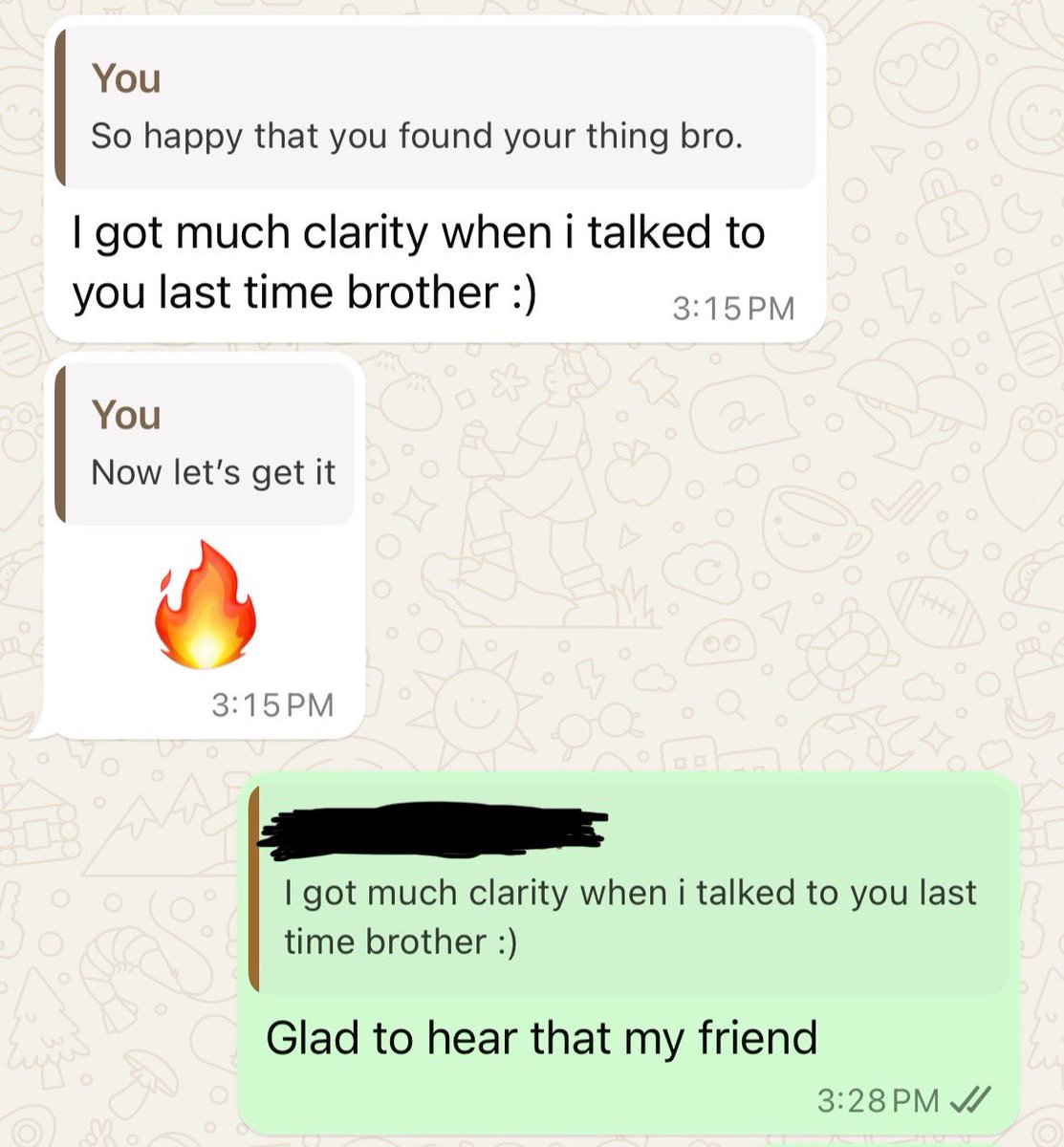 Tell me a better feeling than

Helping people find clarity in their business. 

I will wait…..