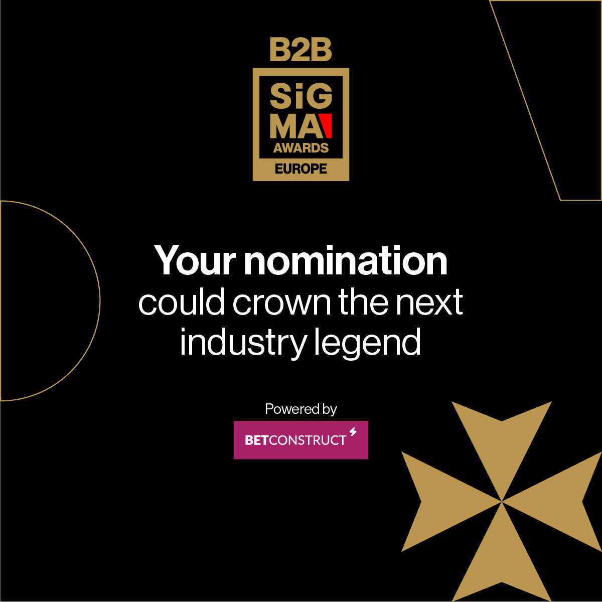 SiGMAworld_'s tweet photo. The mother of all conferences is approaching, and today is the final day to submit nominations for the SiGMA Europe B2B Awards, powered by @BetConstruct.
Nominate your industry leaders and game-changers today: https://t.co/yFMZRUSNw0
#SiGMAEurope #MaltaWeek #B2BAwards https://t.co/W6d2QCGGLp