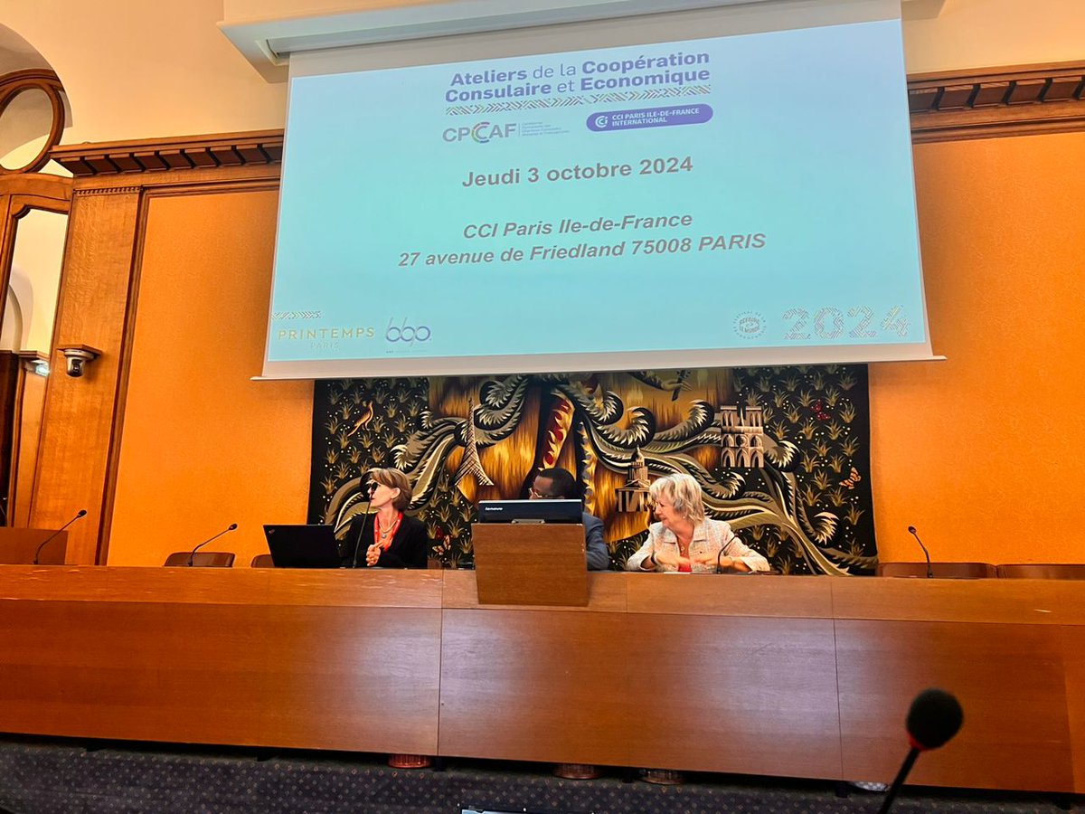 BjkdFondation's tweet photo. La Fondation BJKD a pris part à la 16e édition des Ateliers de la Coopération Consulaire et Économique ainsi que des Rencontres d'Affaires Francophones et Africaines.

Un grand merci à Ambre Delcroix et Youssouf Camara de la Maison de l'Afrique pour cette mise en relation. https://t.co/lqmtB9TpVY
