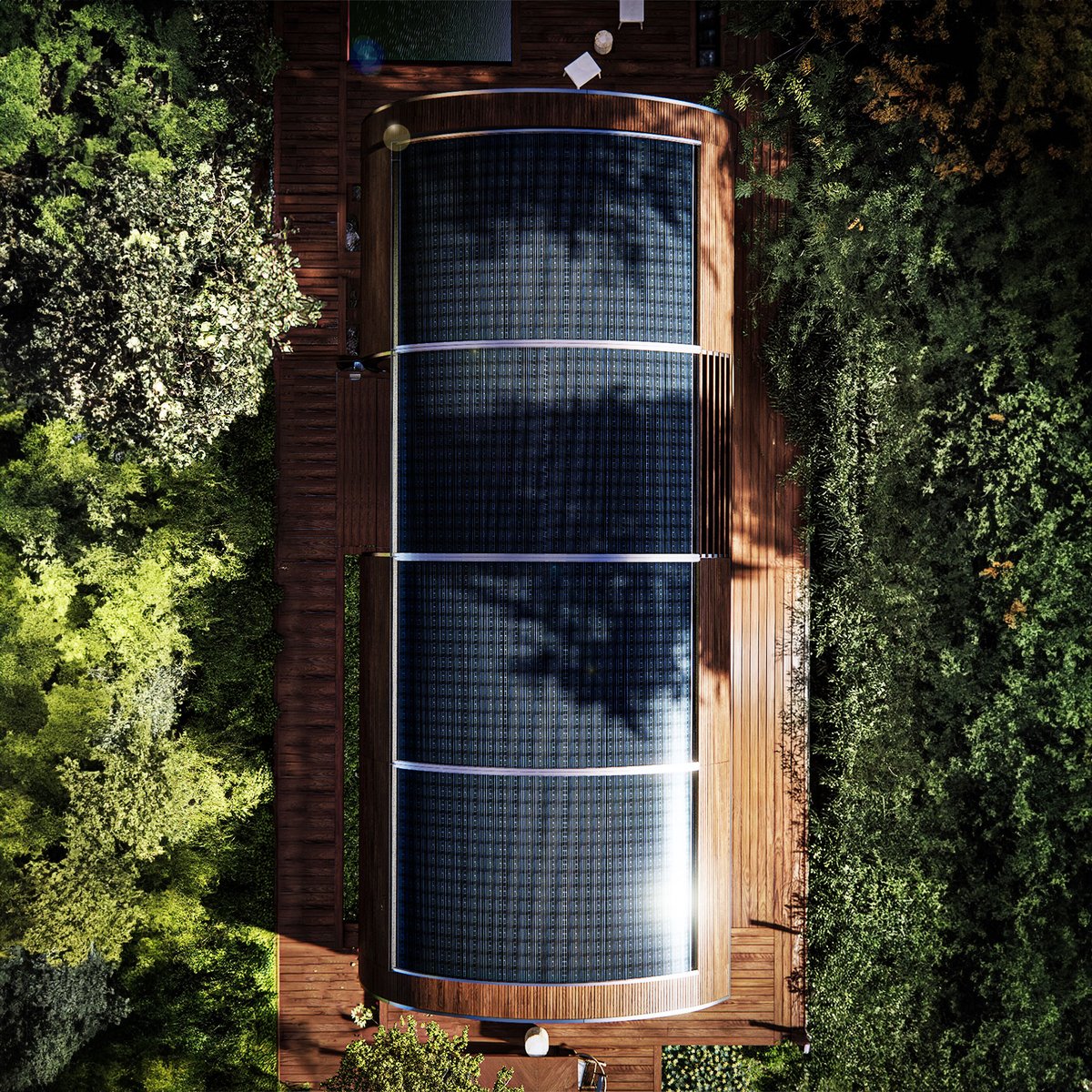 The Fibonacci spiral (aka - golden ratio), symbolizes the natural order and balance found in the universe. Our flagship home, Loop, was crafted using this as inspiration. This connection forms a timeless design that is both mathematically precise and beautifully organic.