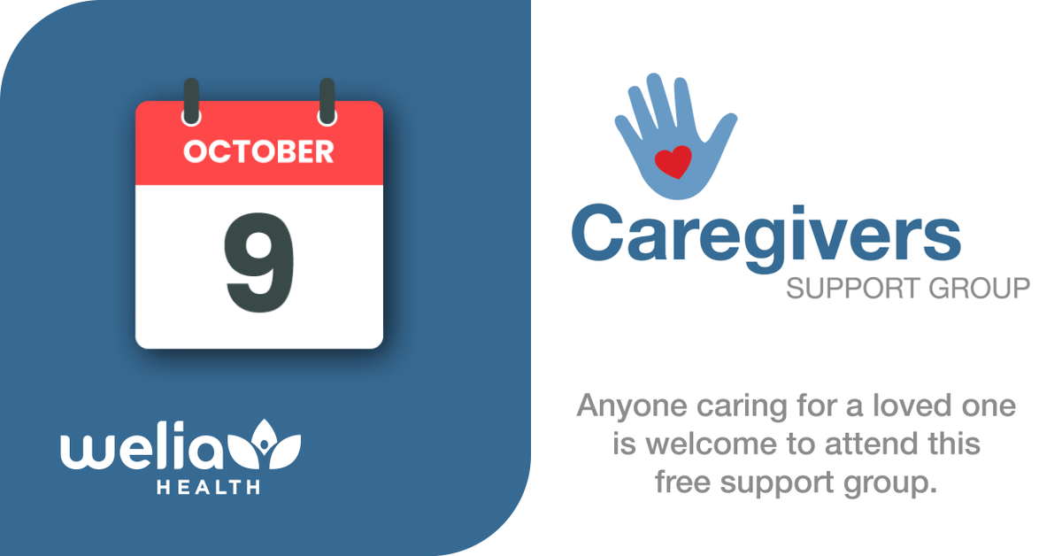 Join us on October 9 from 1:00 PM to 2:00 PM for our free Caregivers Support Group!

Learn more here: weliahealth.org/event/caregive…