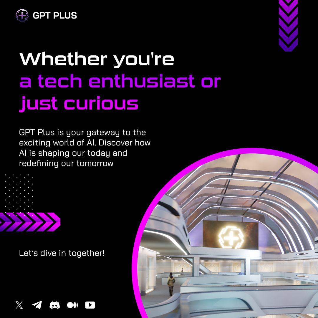 GPTPlusAI's tweet image. &quot;Curious About #AI? Let #GPTPlus Be Your Guide to the Next #Technological Frontier!&quot;💻🚀

#ChatGPT #GROK #OpenAi #DigitalTransformation #Blockchain