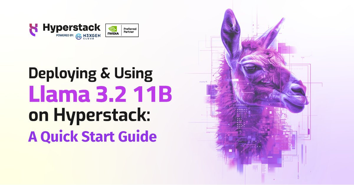 Hyperstackcloud's tweet image. 🦙 Ready to experiment with Llama 3.2 11B? 🦙
Check out our latest quick start guide! We walk you through how to deploy the #Llama 3.2 11B model using the #LlamaStack on Hyperstack.
Whether you're a seasoned pro or just starting, this guide has everything you need to get up and…
