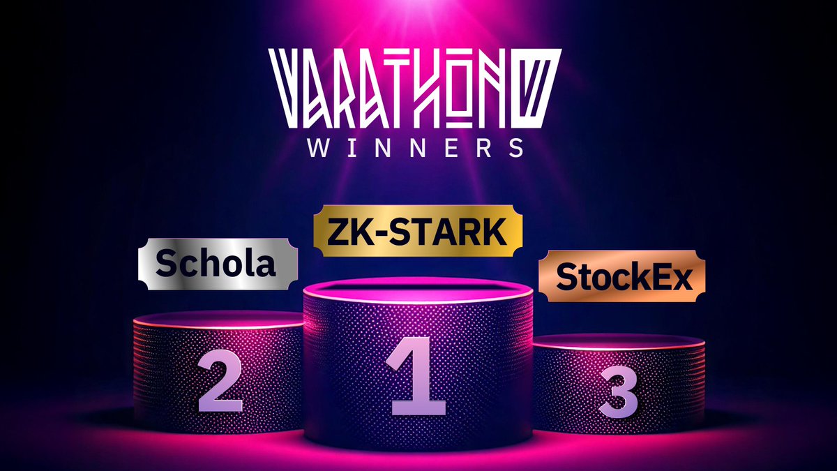 VaraNetwork's tweet photo. Over 220 registrants from eight countries took part in Varathon VI, making this a record-breaking season and setting a new benchmark.

Vara is thrilled to announce the winners of Varathon Season 6! https://t.co/lvCduNppjt