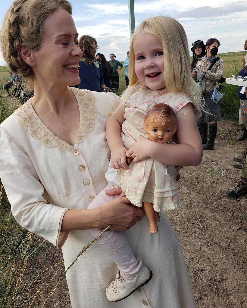 sarahpaulsbean's tweet photo. Behind-the-scenes of Sarah Paulson in HOLD YOUR BREATH.

Now Streaming on Hulu/Disney+ https://t.co/CF4R9yxwFu