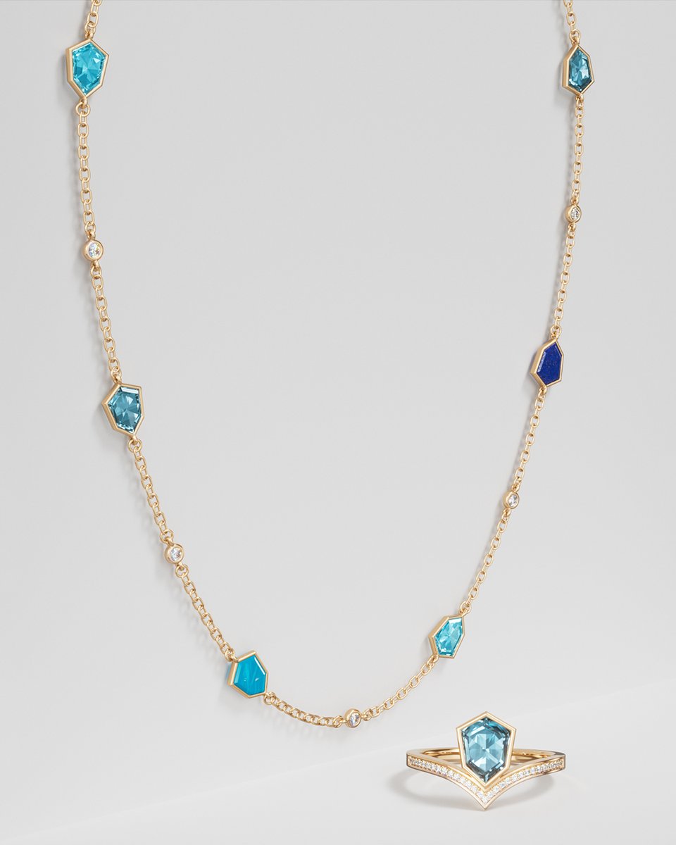 DamasJewellery's tweet image. Each Spring jewellery captures this unique gem shape, creating a joyful balance of nature, paying homage to the Arabian rosette motif. Spring represents the intricate components of these patterns.
#ColoursOfSpring #SpringByDamas #DamasJewellery #HouseOfJewelleryDesign