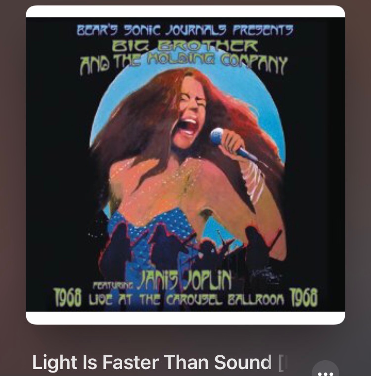 ryunosuke_h's tweet photo. #Nowplaying 
Light Is Faster Than Sound [Live at the Carousel Ballroom, June 23, 1968] - 
Big Brother &amp; the Holding Company featuring Janis Joplin 
(Live at the Carousel Ballroom 1968)
#JanisJoplin #ジャニス #BBHC 
#CarouselBallroom #1968 #Jの悲劇 https://t.co/kICbGwyGlJ